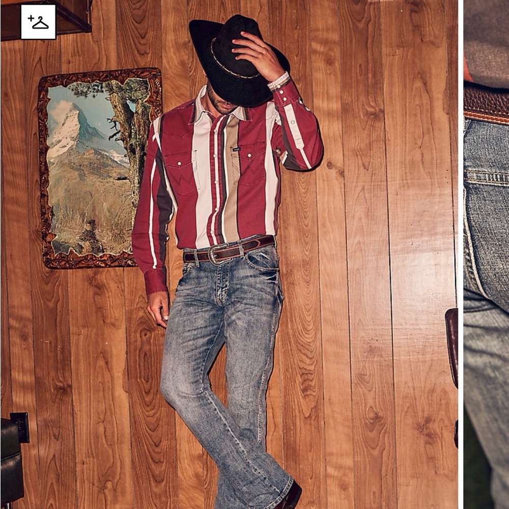 Wrangler Light Blue Bootcut Jeans